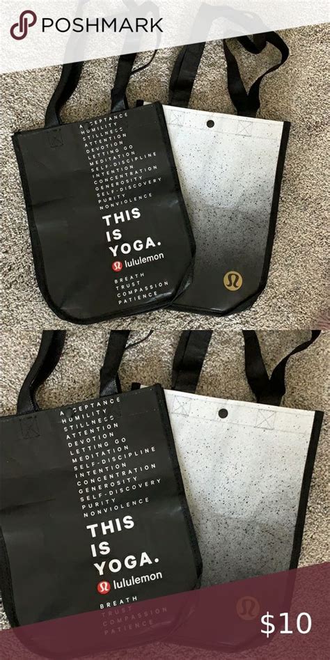 clear bag lululemon|lululemon reusable tote bag.